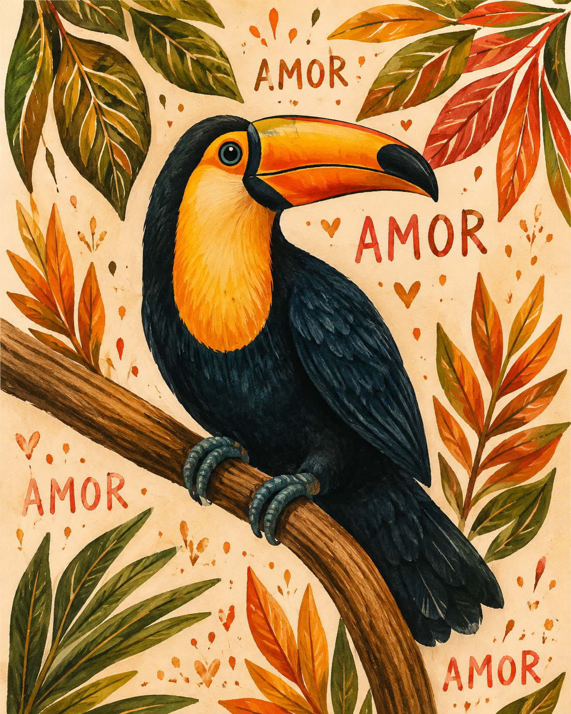CAMISETA AUTORAL VESTIR ARTE TUCANO
