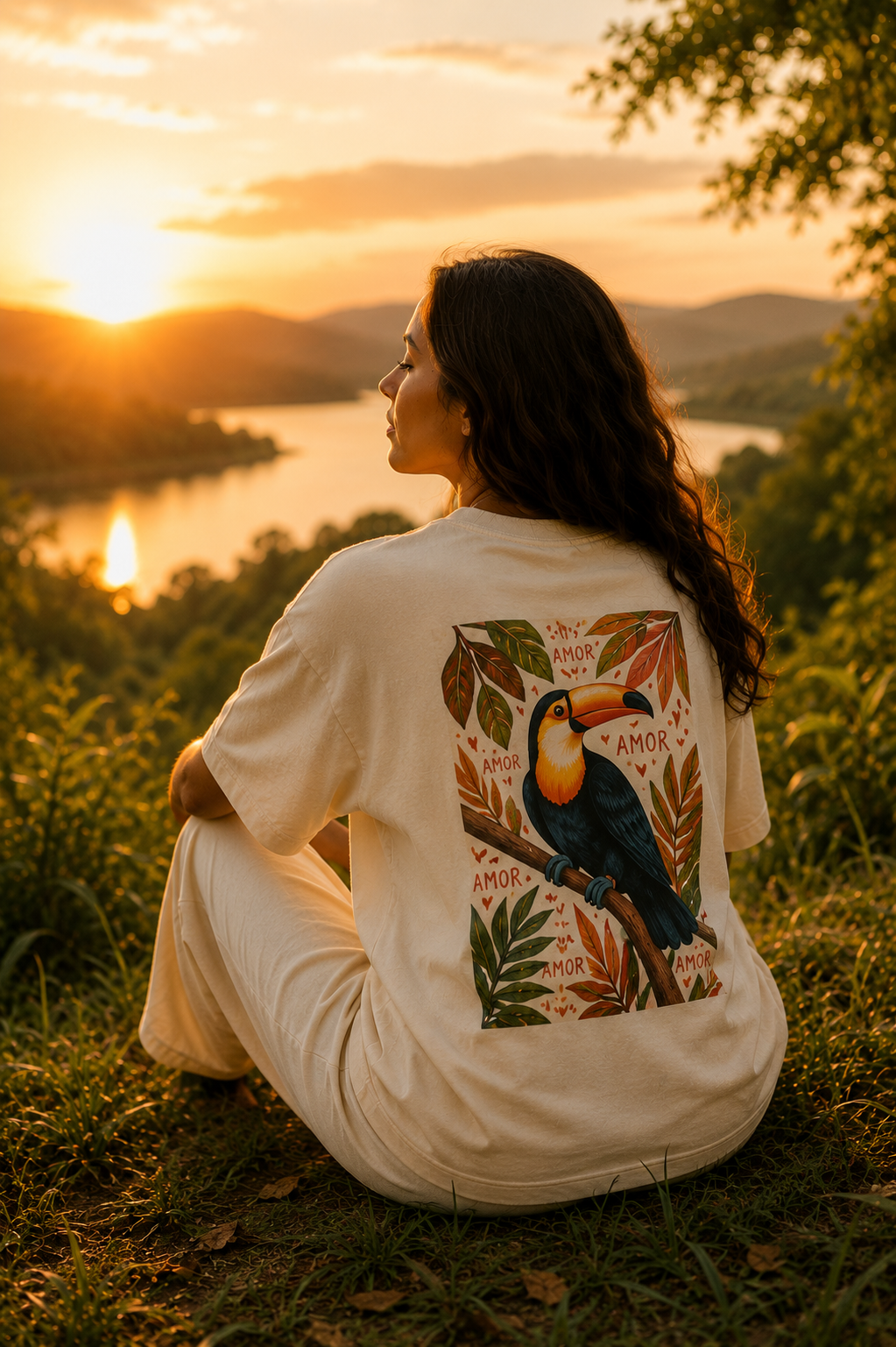 CAMISETA AUTORAL VESTIR ARTE TUCANO